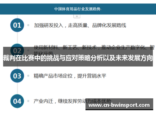 裁判在比赛中的挑战与应对策略分析以及未来发展方向